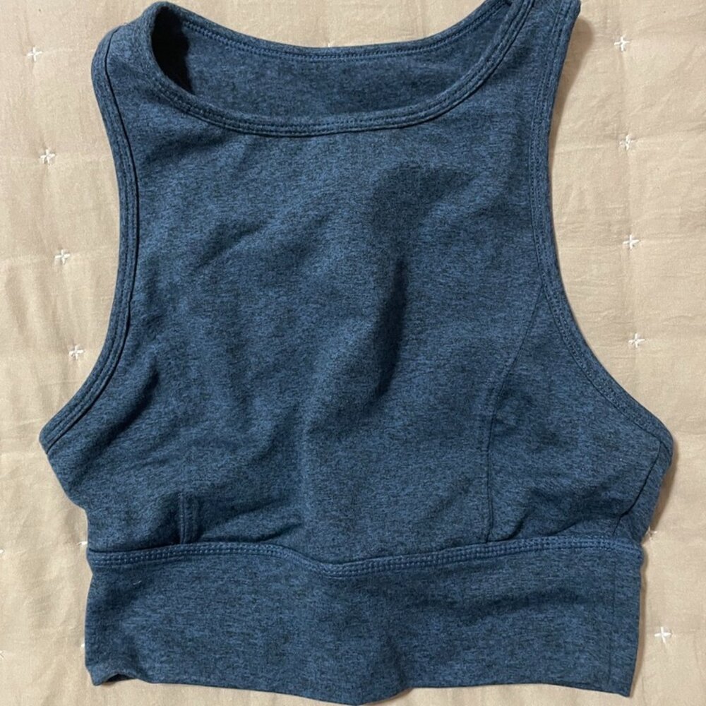 JoyLab athleisure crop top - blue size XS